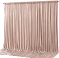 10x10ft Blush Nude Backdrop Curtain Panels for Parties - Wrinkle Free Polyester Photo Curtain Backdrop Wedding