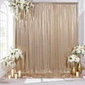 10x10FT Champagne Sequin Backdrop Curtains Wrinkle Free Drapes for Wedding in 10x10FT