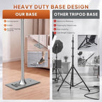 10x10ft Double Backdrop Stand, Heavy Duty Pipe and Drape, Adjustable Double Rod Back Drop Stand with Handle, alternate view 4