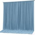 10x10ft Dusty Blue Backdrop Curtain Panels for Parties - Wrinkle Free Polyester Photo Curtain Backdrop Wedding
