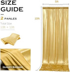 10x10FT Gold Sequin Backdrop Curtains Wrinkle Free Drapes for Wedding Party in 10x10FT, alternate view 6
