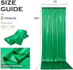 10x10FT Green Sequin Backdrop Curtains Wrinkle Free Drapes for Wedding in 10x10FT, alternate view 5