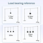 10x10ft Heavy Duty Backdrop Stand Adjustable Pipe and Drape Kit in 10x10ft, alternate view 6