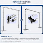 10x10ft Heavy Duty Backdrop Stand Double Crossbar Pipe and Drape in 11.7-30ft Wide, 4.5-10ft Tall, alternate view 4