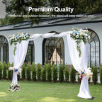 10x10ft Heavy Duty Backdrop Stand, Pipe and Drape with Flat Base in 10x10ft, alternate view 2