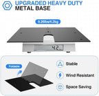 10x10ft Heavy Duty Backdrop Stand, Pipe and Drape with Flat Base in 10x10ft, alternate view 4