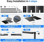 10x10ft Heavy Duty Backdrop Stand, Pipe and Drape with Flat Base in 10x10ft, alternate view 6