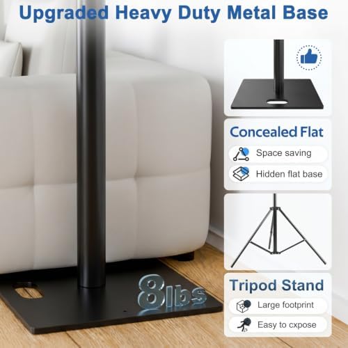 10x10ft Heavy Duty Backdrop Stand with Adjustable Height & Width, Black in 10x10ft in Black, alternate view 3