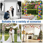 10x10ft Heavy Duty Backdrop Stand with Adjustable Height & Width, Black in 10x10ft in Black, alternate view 6