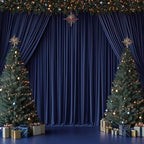 10x10FT Navy Blue Backdrop Curtains for Wedding Parties, Wrinkle Free Photo Backdrop Curtains for Wedding, alternate view 5