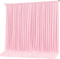 10x10ft Pink Backdrop Curtain Panels for Parties - Wrinkle Free Polyester Photo Curtain Backdrop Wedding Back