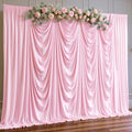 10x10ft Pink Backdrop Curtain Wrinkle Free Photo Backdrop Drapes for Wedding Party Birthday Baby Shower