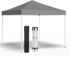 10x10ft Pop Up Canopy Tent, Heavy Duty Waterproof Folding Tent for Camping Parties Events Parties, Outdoor