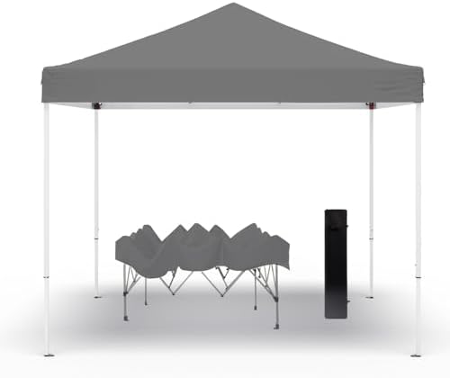 10x10ft Pop Up Canopy Tent, Heavy Duty Waterproof Folding Tent for Camping Parties Events Parties, Outdoor, alternate view 7