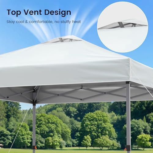 10x10ft Pop Up Canopy Tent with Sidewalls for Events, Parties in 10x10ft, alternate view 5