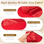 10x10FT Red Backdrop Curtain for Parties Sequin Backdrop Curtain in 5ft x 10ft(2 panels) in Red, alternate view 3
