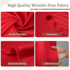 10x10FT Red Backdrop Curtains for Wedding Parties, Ultra Drapey & Silky Drapes for Backdrop Skin-Friendly & Soft, alternate