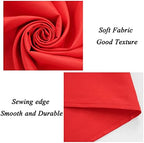 10x10ft Red Polyester Backdrop Curtain 2 Panels Party Wedding in 5x10FT 2pcs in Red, alternate view 3