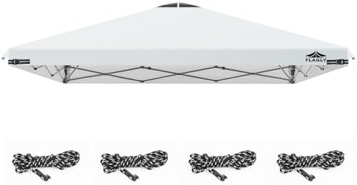 10x10ft Replacement Canopy Top with Air Vent, Waterproof & UV Protection Canopy Tent Top Cover for Straight Leg