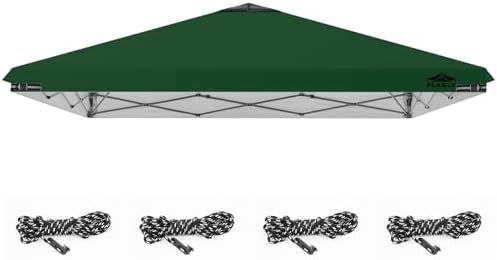 10x10ft Replacement Canopy Top with Air Vent, Waterproof & UV Protection Canopy Tent Top Cover for Straight Leg