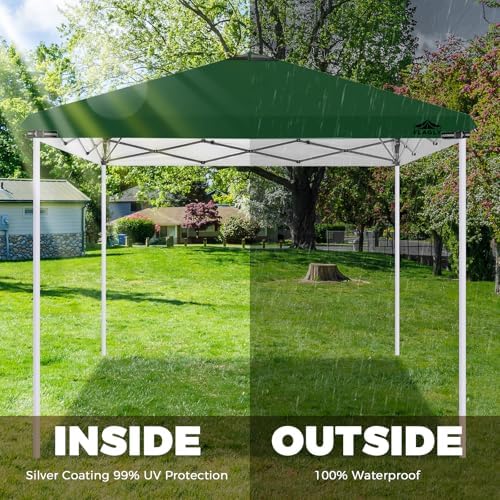 10x10ft Replacement Canopy Top with Air Vent, Waterproof & UV Protection Canopy Tent Top Cover for Straight Leg, alternate