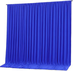10x10ft Royal Blue Backdrop Curtain Panels for Parties - Wrinkle Free Polyester Photo Curtain Backdrop Wedding