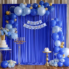 10x10ft Royal Blue Backdrop Curtains for Wedding Parties, Wrinkle Free Blue Curtains Photo Backdrop Drapes for, alternate