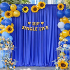10x10ft Royal Blue Backdrop Curtains for Wedding Parties, Wrinkle Free Blue Curtains Photo Backdrop Drapes for, alternate