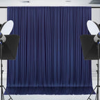10x10ft Wrinkle Free Navy Blue Backdrop Curtain for Parties Soft Fabric Drapes Wedding Blue Curtain Backdrop for, alternate