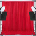10x10ft Wrinkle Free Red Backdrop Curtain for Parties Soft Fabric Drapes Wedding Red Curtain Backdrop for, alternate view 6
