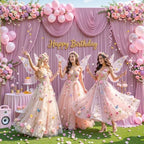 10x12 Dusty Pink Backdrop Curtains for Wedding Party Wrinkle Free Backdrops Curtain Drapes Fabric Decorations, alternate view