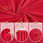 10x12 FT Red Backdrop Curtain for Parties Wrinkle Free Photo Backdrop Curtains Polyester Wedding Back Drop Cloth, alternate