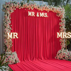 10x12 FT Red Backdrop Curtain for Parties Wrinkle Free Photo Backdrop Curtains Polyester Wedding Back Drop Cloth, alternate