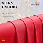10x12 ft Red Backdrop Curtains for Weddings Parties, Birthdays and Photos in 10x12 ft, alternate view 3
