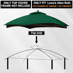 10x12 ft Replacement Canopy Top for #GF-12S004B-1, ForestGreen in 10x12 ft, alternate view 3