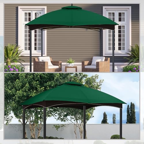 10x12 ft Replacement Canopy Top for #GF-12S004B-1, ForestGreen in 10x12 ft, alternate view 6