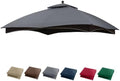 10x12 ft Replacement Canopy Top for #GF-12S004B-1, Gray in 10x12 ft in Gray