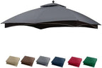 10x12 ft Replacement Canopy Top for #GF-12S004B-1, Gray in 10x12 ft in Gray