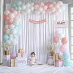 10x12 FT White Backdrop Curtain for Parties Wrinkle Free Photo Backdrop Drapes Polyester Wedding Back Drop Cloth, alternate