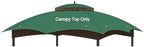 10x12 Gazebo Canopy Replacement, #GF-12S004B-1, Green in Green