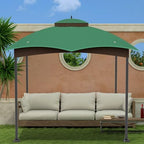 10x12 Gazebo Canopy Replacement, #GF-12S004B-1, Green in Green, alternate view 2