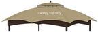 10x12 Gazebo Canopy Replacement, #GF-12S004B-1, Khaki in Khaki