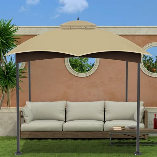 10x12 Gazebo Canopy Replacement, #GF-12S004B-1, Khaki in Khaki, alternate view 2