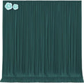 10x12 Hunter Green Backdrop Curtains for Wedding Party Wrinkle Free Backdrops Curtain Drapes Fabric Decorations