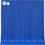 10x12 Royal Blue Backdrop Curtains for Wedding Party Wrinkle Free Backdrops Curtain Drapes Fabric Decorations