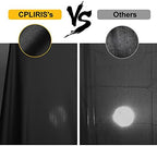 10x12ft Black Backdrop for Photography, Large Seamless Polyester Fabric Pure Black Photo Backdrop Curtain for, alternate view