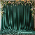 10x12ft Hunter Green Backdrop Curtain Panels for Parties - Wrinkle Free Polyester Photo Curtain Backdrop Wedding