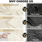 10x12ft Ivory Backdrop Curtain Panels for Parties - Wrinkle Free Polyester Photo Curtain Backdrop Wedding Back, alternate