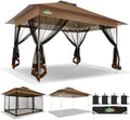 10x15 FT Pop up Gazebo on Clearance - Outdoor pop up Heavy Duty Canopy Tent, carpas para Patio, Screen Tents