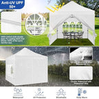 10x15 Heavy Duty Pop Up Canopy Tent with 4 Sidewalls, Alps, alternate view 4